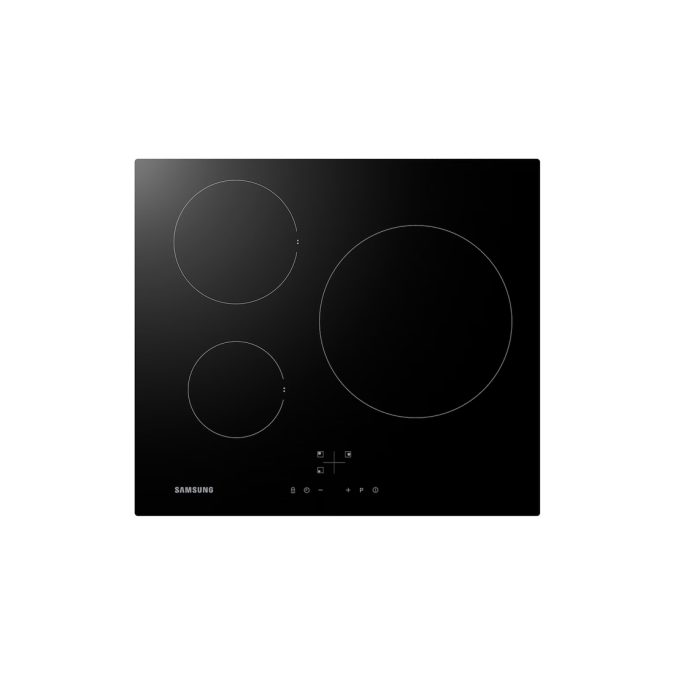 Варочная панель, Samsung, NZ63F3NM1AB/WT, Индукционная, Сенсорный, Черный
