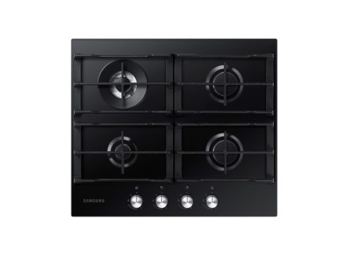 Газовая варочная панель, Samsung, NA64H3030AK/WT, Тройная корона, 60 см, Черный