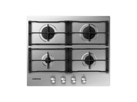 Газовая варочная панель, Samsung, NA64H3010AS/WT, WOK решётка, 60 см, Серебро