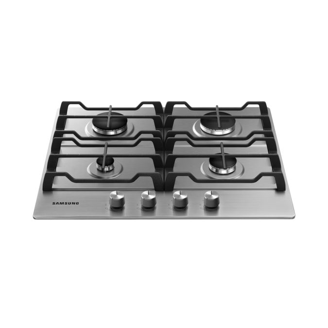 Газовая варочная панель, Samsung, NA64H3010AS/WT, WOK решётка, 60 см, Серебро