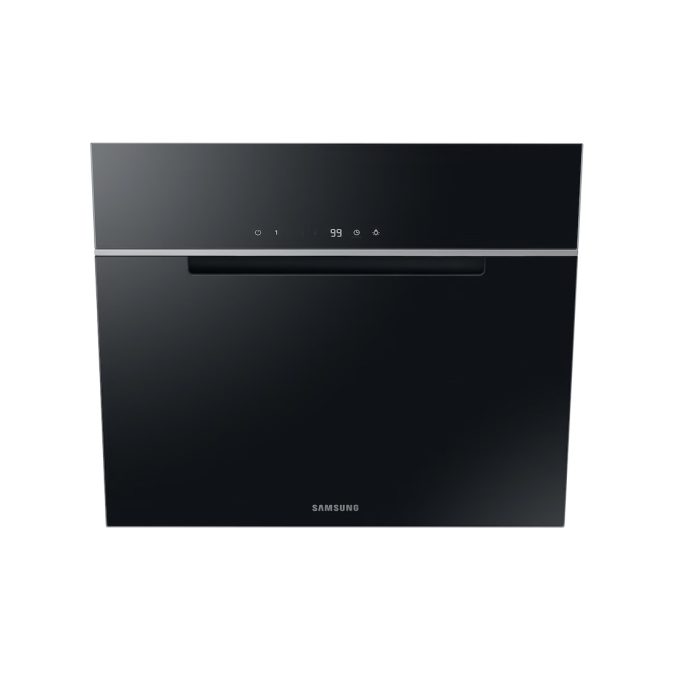 Вытяжка, Samsung, NK24C7070WB/UR, Настенная, Авто подключение с варочной панелью, 59,8 см, Черный