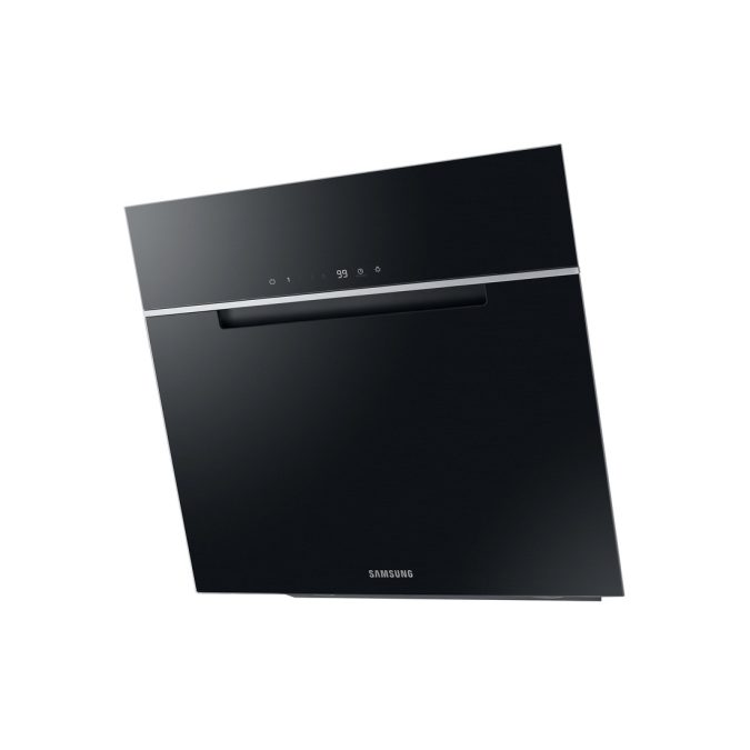 Вытяжка, Samsung, NK24C7070WB/UR, Настенная, Авто подключение с варочной панелью, 59,8 см, Черный
