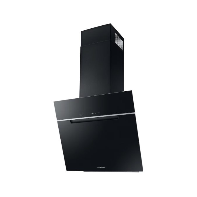 Вытяжка, Samsung, NK24C7070WB/UR, Настенная, Авто подключение с варочной панелью, 59,8 см, Черный