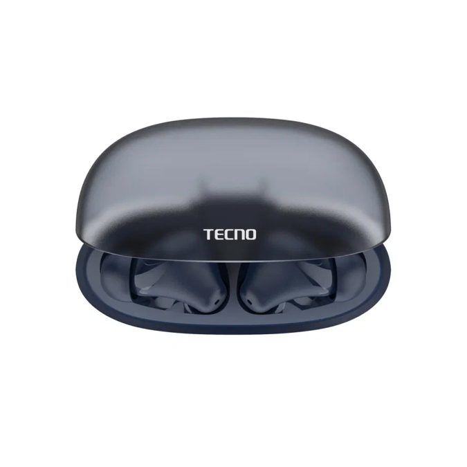 Беспроводные наушники, TECNO, Buds 4, BD04, 20 Гц - 20000 Гц, вес 39,9 г, 50 мАч (один наушник), 500 мАч (кейс), Bluetooth 5.3, Type-C, (Midnight Blue) Синий