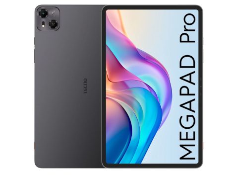 Планшет, TECNO, MEGAPAD PRO T1201, LTE, 11,97", 2000 x1200, 8GB + 256GB , 10000 mAh, 13MPx/5MPx, Android 15, Bluetooth 5.2, Type-C, (Sky Gray) Серый
