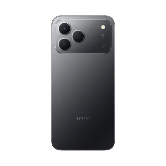 Мобильный телефон, TECNO, SPARK 50 (KN4n) 256+8 GB, 6.78", Аккумулятор 7000 мАч, 50MPx/8MPx, MediaTek MT6769, Android 16, (Inky Black) Чёрный