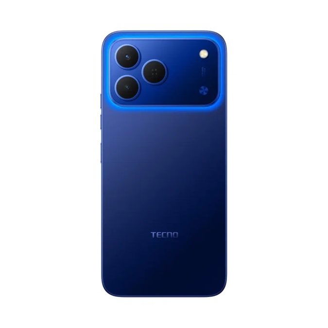 Мобильный телефон, TECNO, SPARK 50 (KN4n) 128+8 GB, 6.78", Аккумулятор 7000 мАч, 50MPx/8MPx, MediaTek MT6769, Android 16, (Halo Blue) Синий