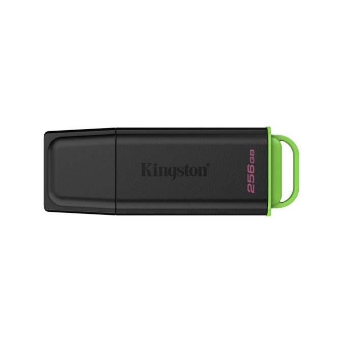 USB-накопитель, Kingston, DataTraveler Exodia DTXG2/256GB, 256GB, USB 3.2, Чёрный/Зелёный