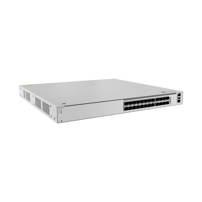 Коммутатор, Huawei eKit, S620-16X8YZ, управляемый L3, оптический, 16xGE/2.5GE/10GE SFP+, 8xGE/2.5GE/10GE/25GE SFP28, 1120 Гбит/с, 833 Mpps, VLAN, QoS, ACL, SNMP, 1+1 AC, 1U