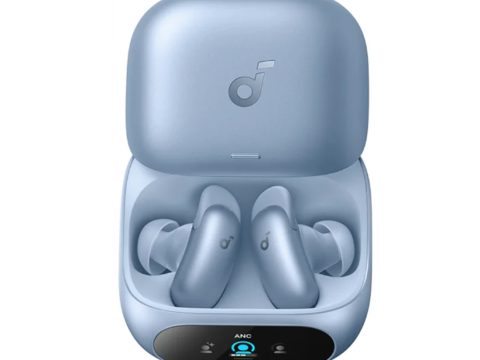Наушники, soundcore, Liberty 5 Pro (D1203G31), Bluetooth 5.3, LDAC, TWS, 11мм, Adaptive ANC 2.0, до 50 часов, IPX4, Голубой