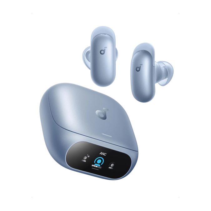 Наушники, soundcore, Liberty 5 Pro (D1203G31), Bluetooth 5.3, LDAC, TWS, 11мм, Adaptive ANC 2.0, до 50 часов, IPX4, Голубой