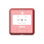 Извещатель пожарный ручной адресный, Dahua, DHI-HY-1200/1, Адресный ручной извещатель, Двухпроводная, Бесполярная схема
