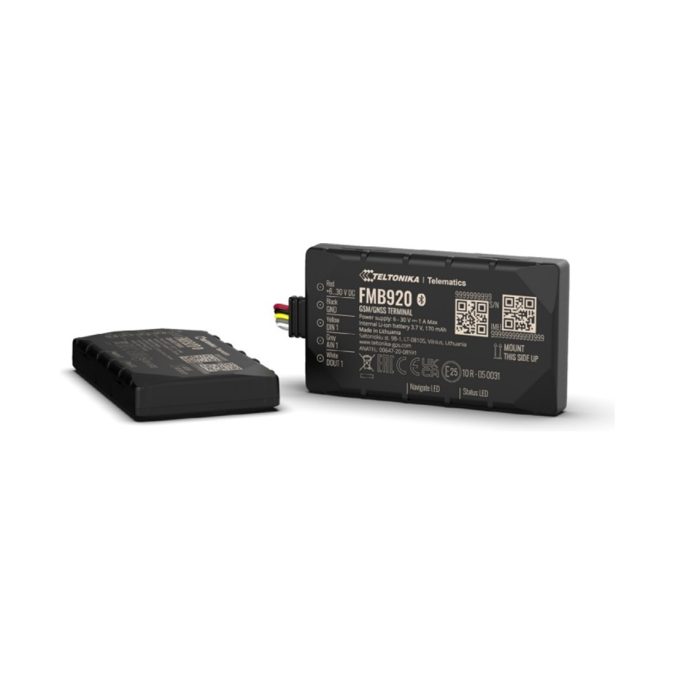 GPS трекер, Teltonika, FMB920, 2G GSM/GPRS, GNSS (GPS/ГЛОНАСС/Galileo/BeiDou), Bluetooth 4.0 LE, АКБ 170 мА·ч, IP54, 6–30 В DC