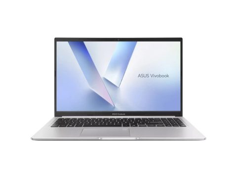 Ноутбук, ASUS, Vivobook 15 M1502NAQ-BQ255, 90NB1842-M00K10, 15,6", FHD 1920x1080, IPS, 60 Hz, Ryzen 5 150, 16Gb DDR5, 512Gb SSD M.2, AMD Radeon Graphics, DOS, Серебристый