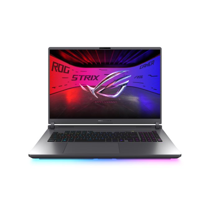 Ноутбук, ASUS ROG Strix G18, G815JMR-TT257W, 90NR0LE1-M00C40, 18", 2.5K 2560x1600, IPS, 300Hz, Core i9 14900HX, 16GB DDR5, 512GB SSD Gen4, NVIDIA GeForce RTX5060, 8GB GDDR7, Win 11, Серый