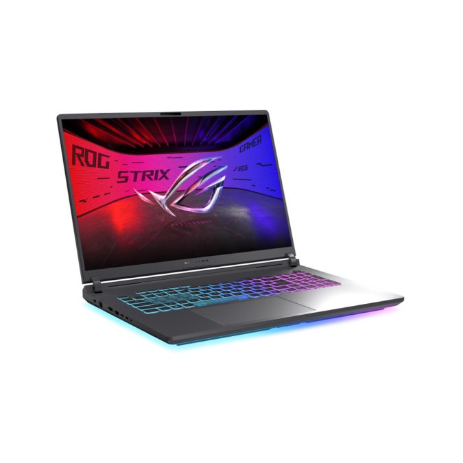 Ноутбук, ASUS ROG Strix G18, G815JMR-TT257W, 90NR0LE1-M00C40, 18", 2.5K 2560x1600, IPS, 300Hz, Core i9 14900HX, 16GB DDR5, 512GB SSD Gen4, NVIDIA GeForce RTX5060, 8GB GDDR7, Win 11, Серый
