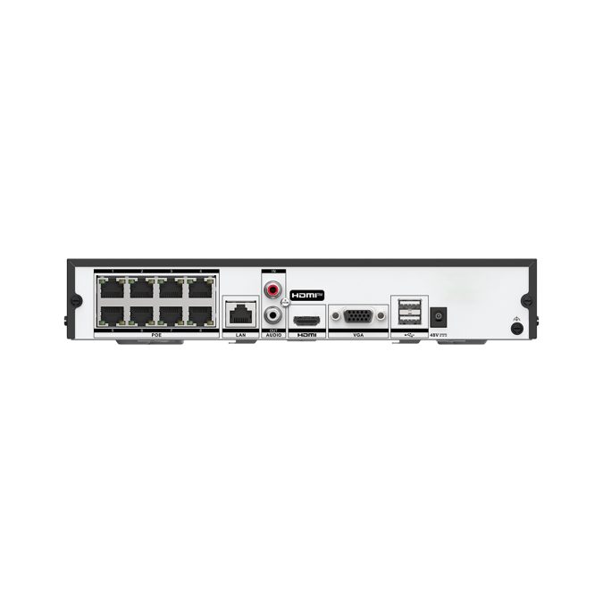 Сетевой видеорегистратор, HiLook, NVR-108MH-C/8P(E), 8 каналов, H.265+, H.265, H.264+, H.264