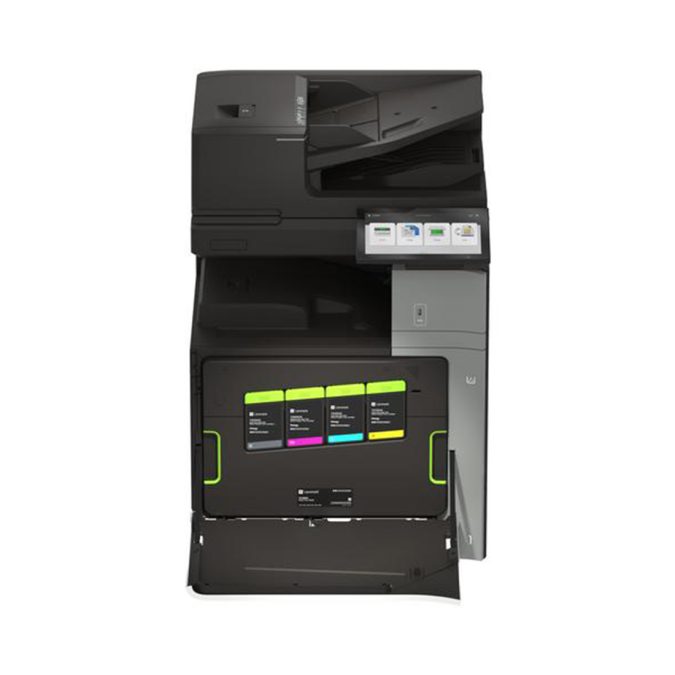 Цветное МФУ, Lexmark, CX961se, 100S14886, Лазерный, A3, 35 стр./мин., Подача 700 листов, Двусторонний автоподатчик документов, до 240 изобр./мин., Сенсорный дисплей 10.1", 1.2 ГГц Quad-Core CPU, 4 ГБ RAM, 128 ГБ Intelligent Storage Drive, USB 2.0, Ethernet 10/100/1000, Wi-Fi.