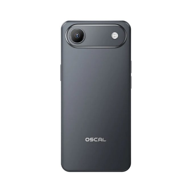 Смартфон, OSCAL, FLAT 3C, 4GB 128GB, 6.56", Android 16 GO,SC9863A(T603), Камера 32Мп/13Мп, 1612x720, Bluetooth 5.0, 5000 мАч, (Black) Чёрный
