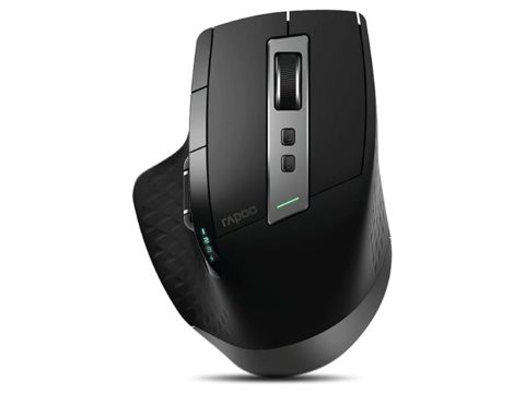 Компьютерная мышь, Rapoo, MT750S, 3200dpi, Bluetooth 3.0/4.0, Multi-mode, Беспроводной 2.4 ГГц, Эффективная дистанция 12 м., Литиевая аккумуляторная батарея 450 мАч, Черный