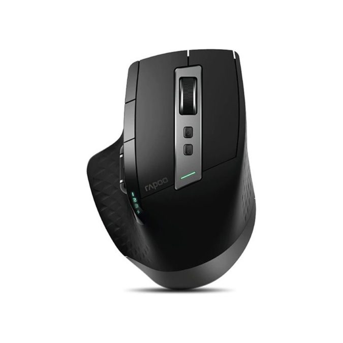Компьютерная мышь, Rapoo, MT750S, 3200dpi, Bluetooth 3.0/4.0, Multi-mode, Беспроводной 2.4 ГГц, Эффективная дистанция 12 м., Литиевая аккумуляторная батарея 450 мАч, Черный