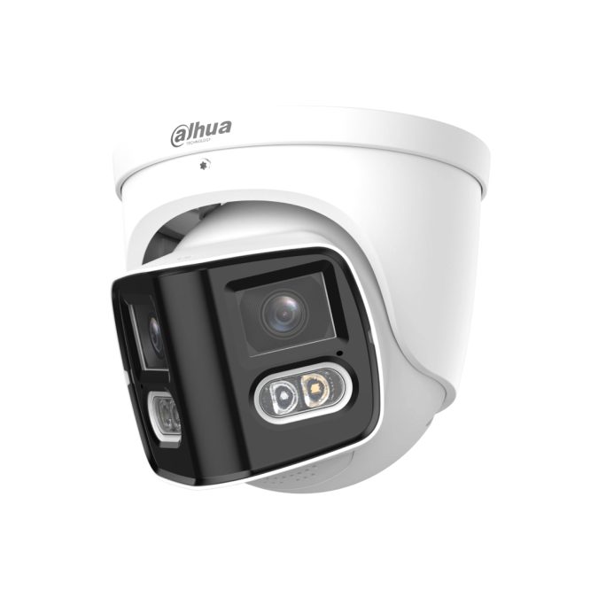 IP видеокамера, Dahua, DH-IPC-PDW2849-A180-S-PV, купольная, 24MP, полноцветный duo, сращивание WizMind