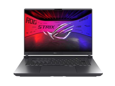 Ноутбук, ASUS, ROG Strix G16 G615JMR-TS432W, 90NR0LB1-M00L10, 16", 2.5K 2560x1600, IPS, 300Hz, Intel Core i7 14650HX, 16GB DDR5, 512GB SSD M.2 PCIe 4.0, NVIDIA GeForce RTX 5060, 8GB GDDR7, Windows 11 Home, Серый