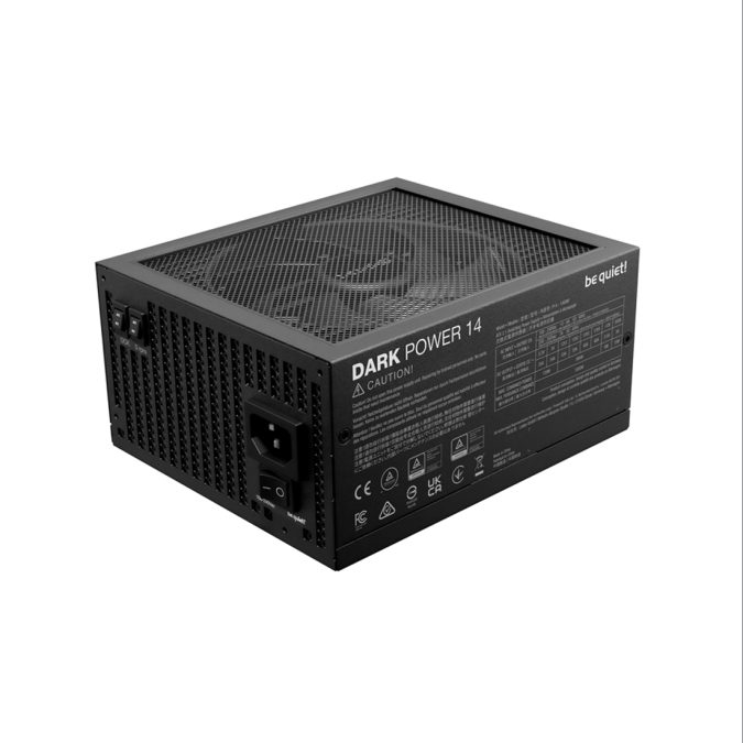 Блок питания, Bequiet!, DARK POWER 14 1000W, BP020EU, 1000W, ATX 3.1, ATX, 135мм, 20+4 pin, 4*PCI-E 6+2 pin, 13*SATA, 4+4 pin, 355 x 230 x 126 мм, Black