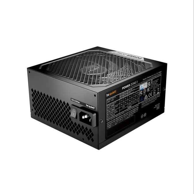Блок питания, Bequiet!, POWER ZONE 2 1200W, BP030EU, 1200W, ATX 3.1, ATX, 140мм, Модульный, 20+4 pin, 3*PCI-E 6+2 pin, 7*SATA, 4+4 pin, 328 x 248 x 102 мм, Black