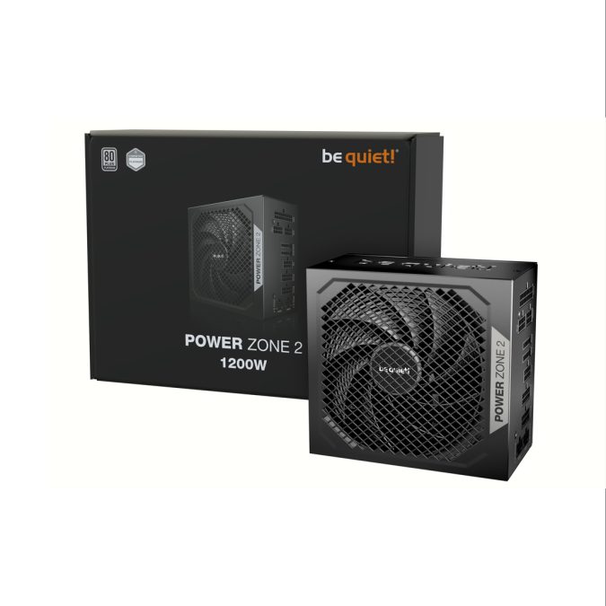 Блок питания, Bequiet!, POWER ZONE 2 1200W, BP030EU, 1200W, ATX 3.1, ATX, 140мм, Модульный, 20+4 pin, 3*PCI-E 6+2 pin, 7*SATA, 4+4 pin, 328 x 248 x 102 мм, Black