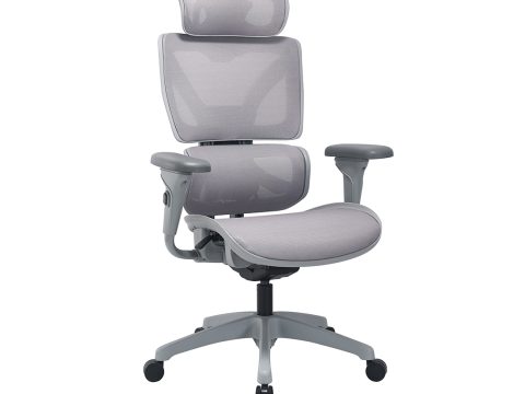 Игровое компьютерное кресло, XG, Ultra Air Grey, Воздухопроницаемое сетчатое покрытие, (Ш)51(68)*(Г)50 (77)*(В)116.5(132.5) см, Серый