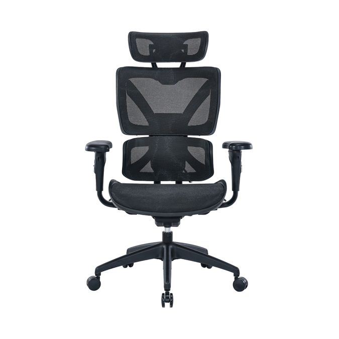 Игровое компьютерное кресло, XG, Ultra Air Black, Воздухопроницаемое сетчатое покрытие, (Ш)51(68)*(Г)50 (77)*(В)116.5(132.5) см, Чёрный
