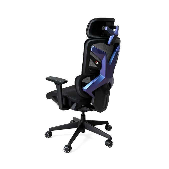 Игровое компьютерное кресло, XG, Exo-X Pro Blue, Воздухопроницаемое сетчатое покрытие, (Ш)52(73)*(Г)46 (75)*(В)121,5(131) см, Чёрно-синий