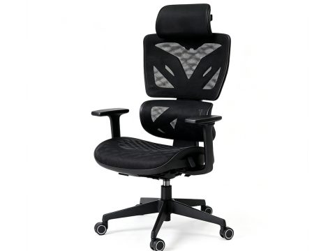 Игровое компьютерное кресло, XG, Exo-X Pro Grey, Воздухопроницаемое сетчатое покрытие, (Ш)52(73)*(Г)46 (75)*(В)121,5(131) см, Чёрно-серый