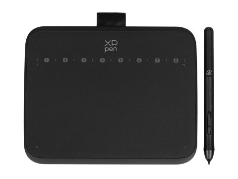 Графический планшет, XP-Pen, Deco 640 IT640, Разрешение 5080 lpi, Чувствительность к нажатию 16384, Интерфейс USB-C, Рабочая область 6"х4", Чёрный