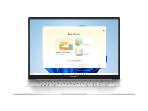 Ноутбук, ASUS Zenbook 14 UX3405CA-QD1704W, 90NB14W2-M02F50, 14",FHD+ 1920x1200, OLED, 60Hz, Core Ultra 5 225H, 16GB LPDDR5X, 512GB SSD Gen4, Intel Arc Graphics, Windows 11 Home, Серебряный