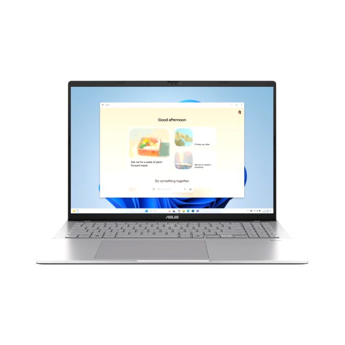 Ноутбук, ASUS Vivobook S16 S3607CA-SH173W, 90NB16I1-M00E60, 16", OLED FHD+ 1920x1200, 60Hz, Core Ultra 5 225H, 16GB DDR5, 512GB SSD Gen4, Intel Arc Graphics, Windows 11 Home, Серебристый