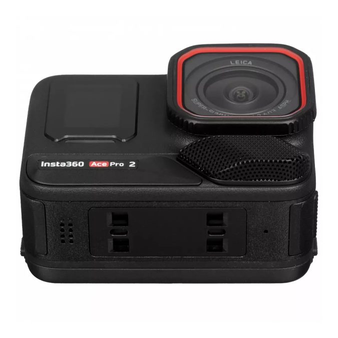 Экшн-камера, Insta360, Ace Pro 2 Action Camera Battery Bundle, 177.2 г, широкоугольная Leica, 8K/30fps, 4K/120fps, 1/1.3", f/2.6, 5nm AI-чип, PureVideo, два аккумулятора 1800 мАч в комплекте, до 180 мин, черный