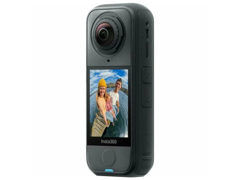 Экшн-камера, Insta360, X4 Air Starter Bundle, 165 г, 360° dual-lens, 8K/30fps, 6K/50fps, 4K/100fps, 1/1.8", f/1.95, ISO 100–3200, стартовый комплект (защита линз, кабель), до 88 мин, черный