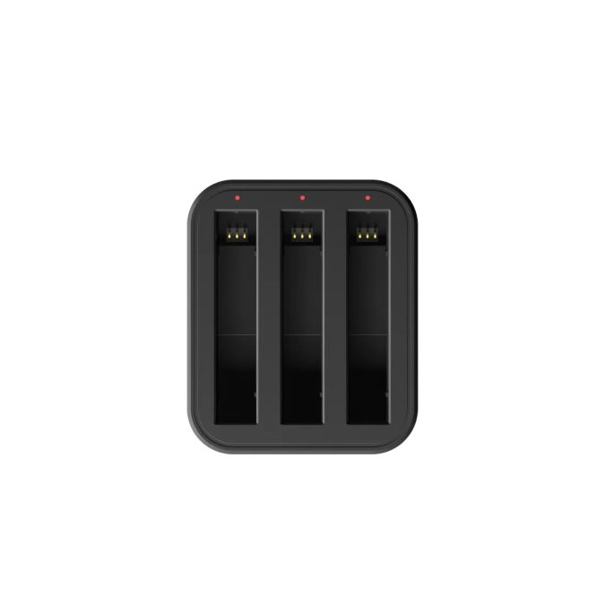 Зарядное устройство, Insta360, X3 Fast Charge Hub, 72 г, одновременная зарядка до 3-х батарей, индикация заряда, USB Type-C, время зарядки до 90 мин, черный