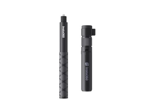 Ручной штатив, Insta360, Bullet Time Bundle, 320 г, комплект из невидимой селфи-палки и складной ручки-штатива Bullet Time для круговой панорамной съемки, черный