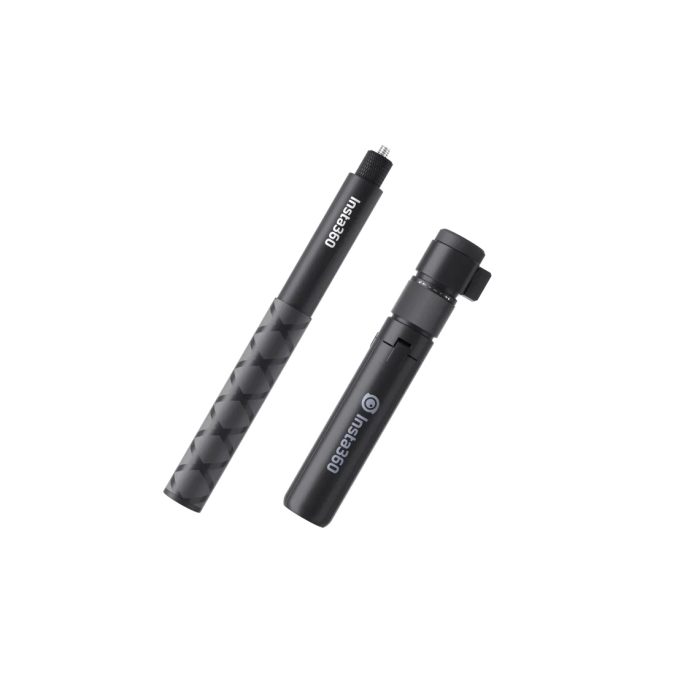 Ручной штатив, Insta360, Bullet Time Bundle, 320 г, комплект из невидимой селфи-палки и складной ручки-штатива Bullet Time для круговой панорамной съемки, черный
