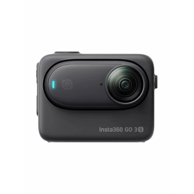 Экшн-камера, Insta360, GO 3S Standard Bundle 128 Gb, 39.1 г (модуль) / 96.3 г (Action Pod), широкоугольная, 4K/30fps, 2.7K/30fps, 1080p/120fps, f/2.8, ISO 100–3200, 128 Гб встроенной памяти, до 140 мин (с Action Pod), черный