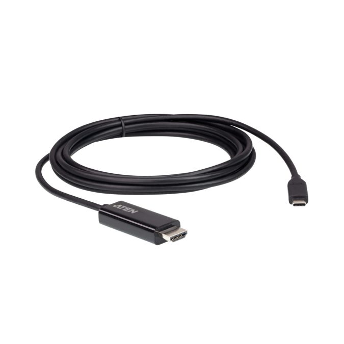 Конвертер, ATEN, UC3238-AT, USB-C в HDMI 4K, разрешение 3840  2160 при 60 Гц, длина 2,7 м