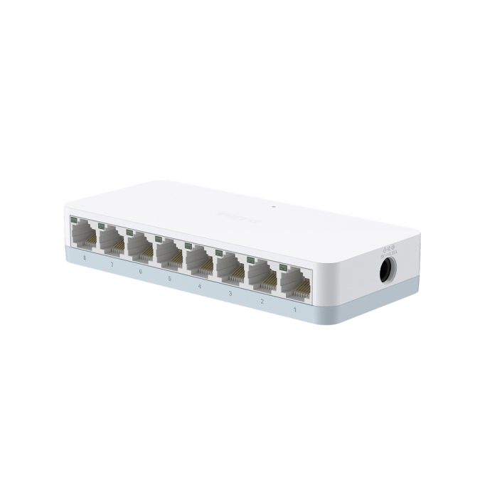 Коммутатор, D-Link, DES-1008C/C1A, Настольный, неуправляемый, 8 портов 10/100M RJ45, Корпус пластик