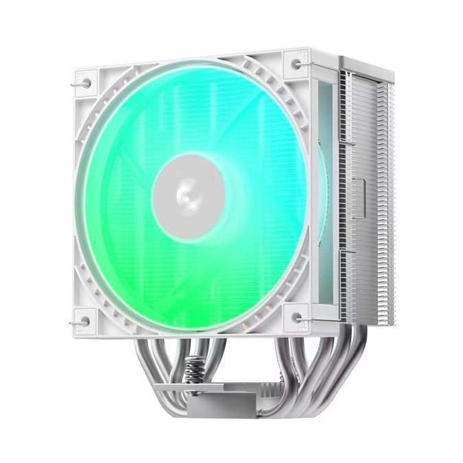 Кулер для процессора, Deepcool, AG500 G2 WH ARGB R-AG500-WHAMMG2-G, Intel1851/1700 и AMD AM5/AM4, 250W, 120мм ARGB, 500-2200±10%/об/м, 68.85 CFM, 30.93 dB(A), 4pin, 125х95х156мм, Белый