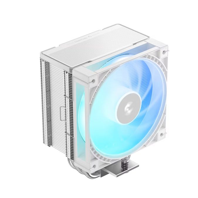 Кулер для процессора, Deepcool, AG500 G2 WH ARGB R-AG500-WHAMMG2-G, Intel1851/1700 и AMD AM5/AM4, 250W, 120мм ARGB, 500-2200±10%/об/м, 68.85 CFM, 30.93 dB(A), 4pin, 125х95х156мм, Белый