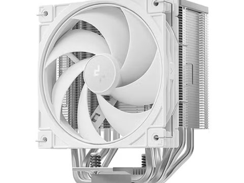 Кулер для процессора, Deepcool, AG600 WH R-AG600-WHNPMG2-G, Intel LGA1851/1700 и AMD AM5/AM4, 260W, 120мм, 500-2200±10%/об/м, 70.09 CFM, 29.22 dB(A), 4pin, 125х92х150мм, Белый