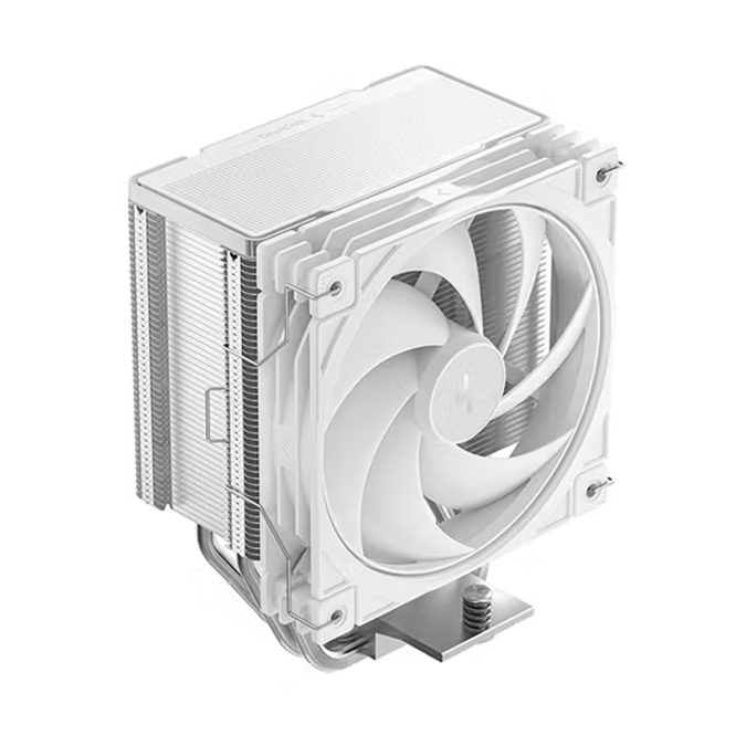 Кулер для процессора, Deepcool, AG600 WH R-AG600-WHNPMG2-G, Intel LGA1851/1700 и AMD AM5/AM4, 260W, 120мм, 500-2200±10%/об/м, 70.09 CFM, 29.22 dB(A), 4pin, 125х92х150мм, Белый