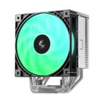 Кулер для процессора, Deepcool, AG600 ARGB R-AG600-BKAMMG2-G, Intel LGA1851/1700 и AMD AM5/AM4, 260W, 120мм ARGB, 500-2200±10%/об/м, 68,85 CFM, 30.93 dB(A), 4pin, 125х92х150мм, Чёрный